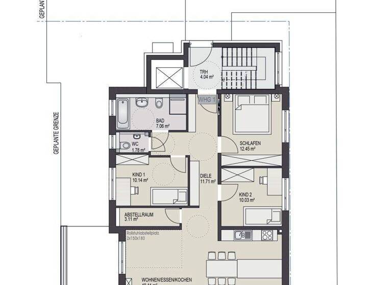 Wohnung zum Kauf provisionsfrei 399.000 € 4 Zimmer 100,9 m² Bitz 72475