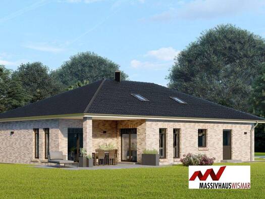 Bungalow zum Kauf - Erstbezug provisionsfrei 499.000 € 4 Zimmer 131 m² 1.100 m² Grundstück frei ab 01.12.2026 Alte Dorfstrasse Lübstorf 19069