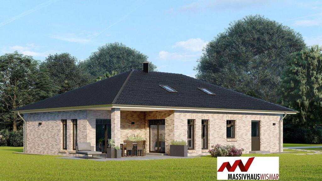 Bungalow zum Kauf - Erstbezug provisionsfrei 499.000 € 4 Zimmer 131 m² 1.100 m² Grundstück frei ab 01.12.2026 Alte Dorfstrasse Lübstorf 19069