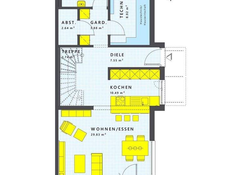 Doppelhaushälfte zum Kauf 424.338 € 4 Zimmer 125 m² 624 m² Grundstück Lütmarsen Höxter 37671