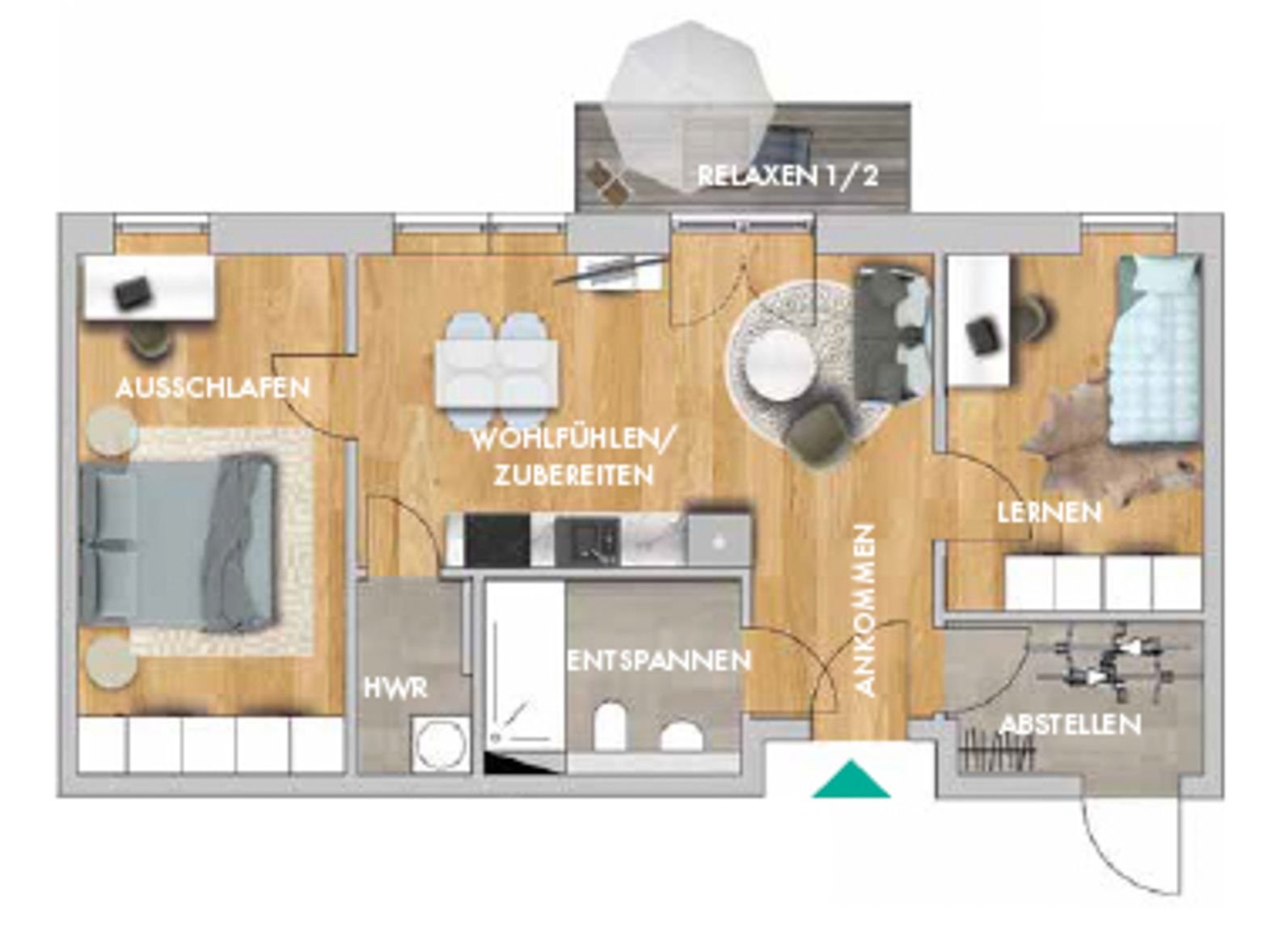 Wohnung zur Miete 1.180 € 3 Zimmer 61,8 m²<br/>Wohnfläche 5.<br/>Geschoss 01.04.2025<br/>Verfügbarkeit Shakespearestr. 48-50 Zentrum - Süd Leipzig 04107