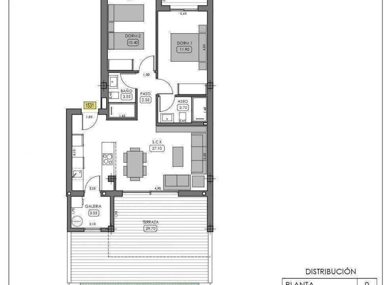 Bungalow zum Kauf - Erstbezug provisionsfrei 299.000 € 3 Zimmer 69 m² 39 m² Grundstück Algorfa