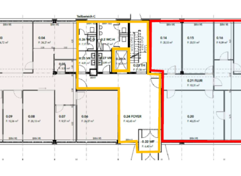 Bürofläche zur Miete 11 € 283 m² Bürofläche teilbar ab 283 m² Neue Mitte Oberhausen 46047