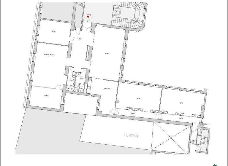 Büro zur Miete 16 € 6 Zimmer Wien 1030