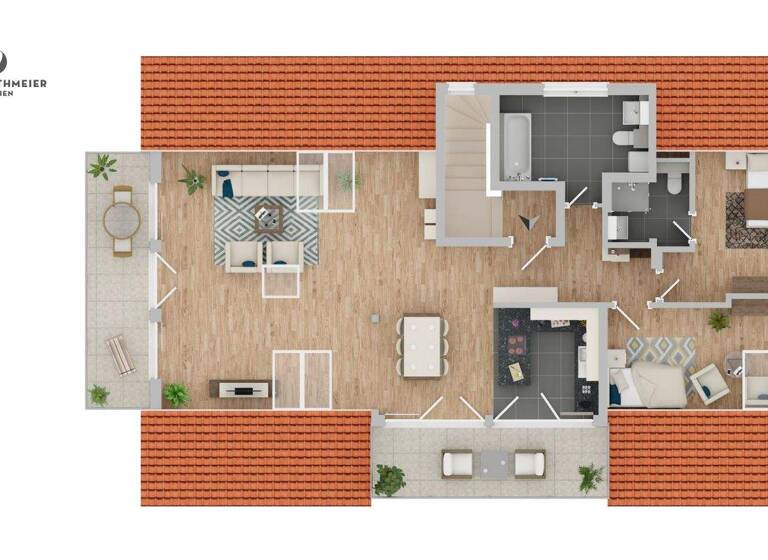 Wohnung zum Kauf - Erstbezug 3,5 Zimmer 115,4 m² 2. Geschoss Pullach Pullach im Isartal 82049