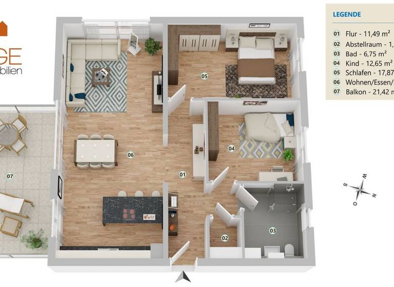 Wohnung zum Kauf provisionsfrei 488.000 € 3,5 Zimmer 96,5 m² Mauer , Baden 69256