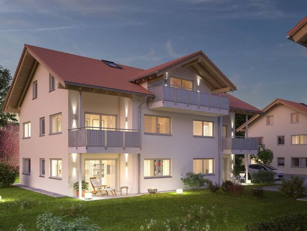 Wohnung zum Kauf - Neubau provisionsfrei als Kapitalanlage geeignet 410.000 € 2 Zimmer 58,9 m² Wielenbach Wielenbach 82407