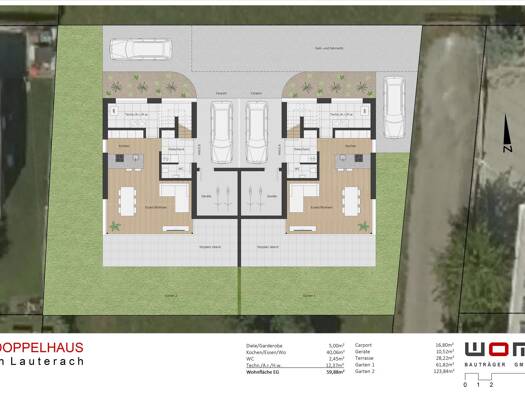Doppelhaushälfte zum Kauf provisionsfrei 4 Zimmer 116,5 m² Morgenstraße Lauterach 6923