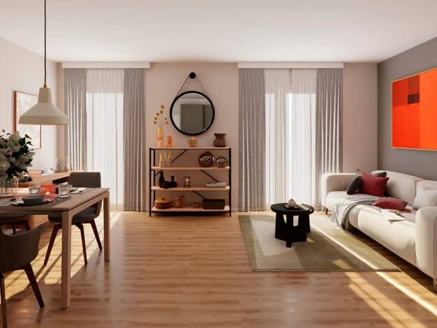 Wohnung zum Kauf - Neubau provisionsfrei 379.900 € 2 Zimmer 60,8 m² 2. Geschoss frei ab 01.12.2027 Lilli-Marx-Straße 24 Benrath Düsseldorf 40597