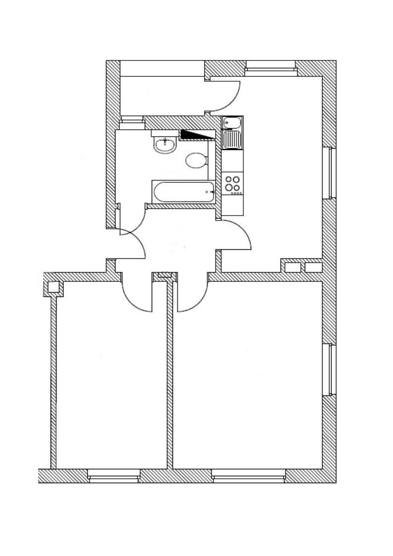 Wohnung zur Miete 466 € 2 Zimmer 60 m²<br/>Wohnfläche 2.<br/>Geschoss ab sofort<br/>Verfügbarkeit Lilienthalstraße 11 Leuben/Niedersedlitz (Sachsenwerk) Dresden 01257