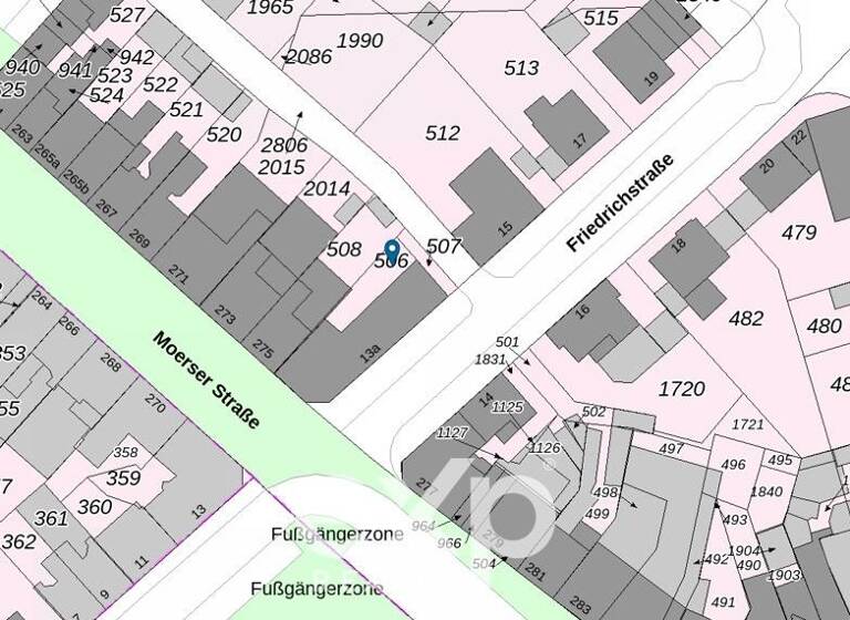 Wohnung zum Kauf 132.000 € 2 Zimmer 75 m² 2. Geschoss Stadtkern Kamp-Lintfort 47475