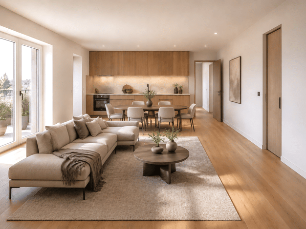 Penthouse zum Kauf - Erstbezug 1.245.000 € 5 Zimmer 127,8 m² Geschoss 2/2 frei ab 31.12.2027 Bramweg 4 Sülldorf Altona 22589