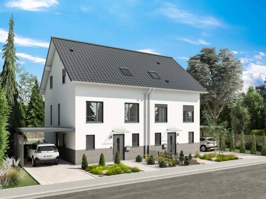 Doppelhaushälfte zum Kauf - Erstbezug 460.000 € 5 Zimmer 138,2 m² 227 m² Grundstück Stammheim Florstadt - Stammheim 61197