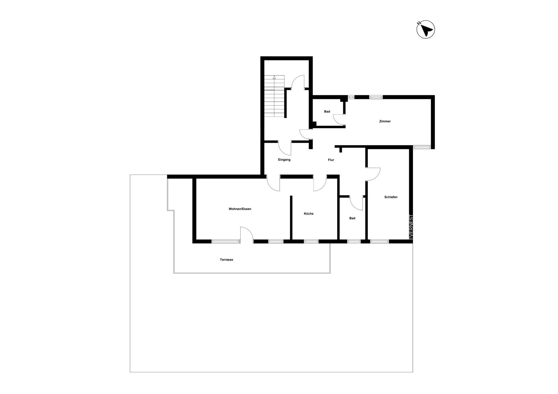 Wohnung zum Kauf 209.900 € 4 Zimmer 103 m²<br/>Wohnfläche Eberbach Eberbach 69412