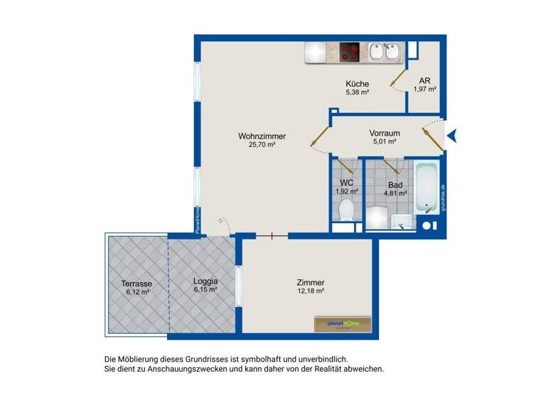 Wohnung zum Kauf 175.000 € 2 Zimmer 57 m² 1. Geschoss Kleinmünchen Linz 4020