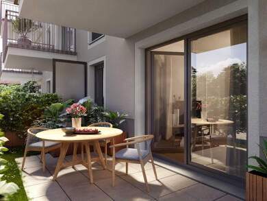 Terrassenwohnung zum Kauf - Neubau provisionsfrei 399.000 € 2 Zimmer 46,6 m² EG frei ab sofort Am Schäferanger 2-12 Oberschleißheim Oberschleißheim 85764