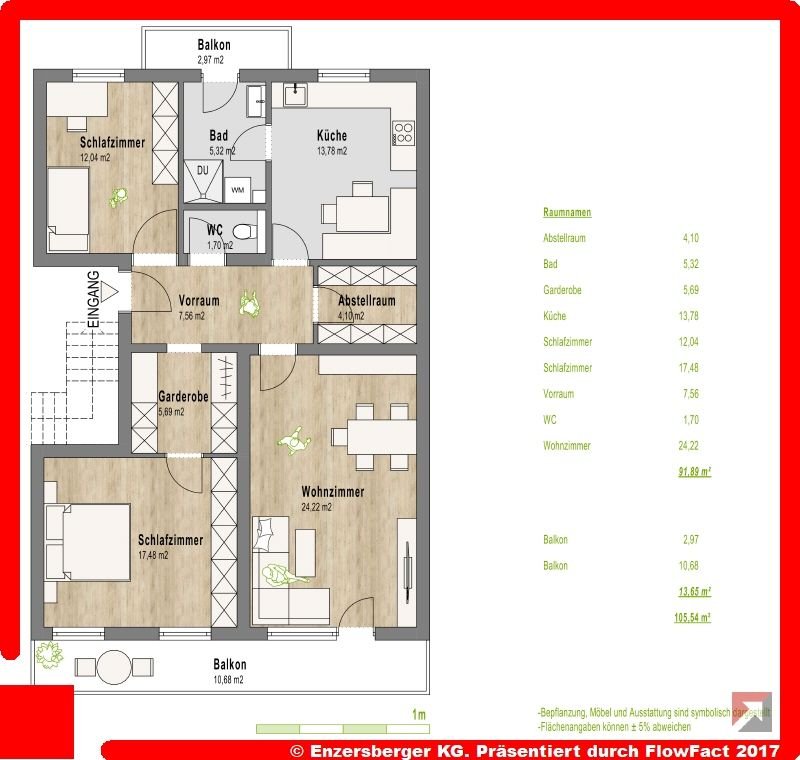 Wohnung zum Kauf 609.000 € 3 Zimmer 91,9 m²<br/>Wohnfläche 2.<br/>Geschoss Hötting Innsbruck 6020