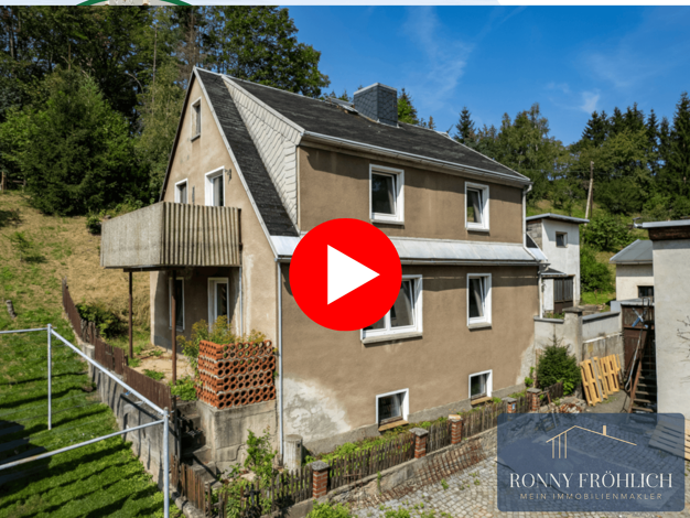 Einfamilienhaus zum Kauf 39.999 € 6 Zimmer 130 m² 1.061 m² Grundstück Hüttengrund 1A Olbernhau 09526