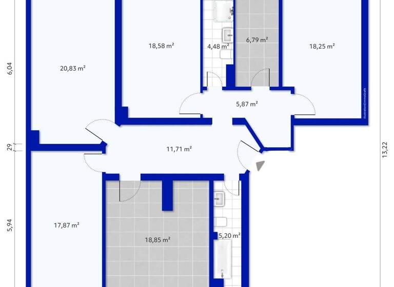 Wohnung zum Kauf 559.000 € 4 Zimmer 129 m² Vahrenwald Hannover 30161