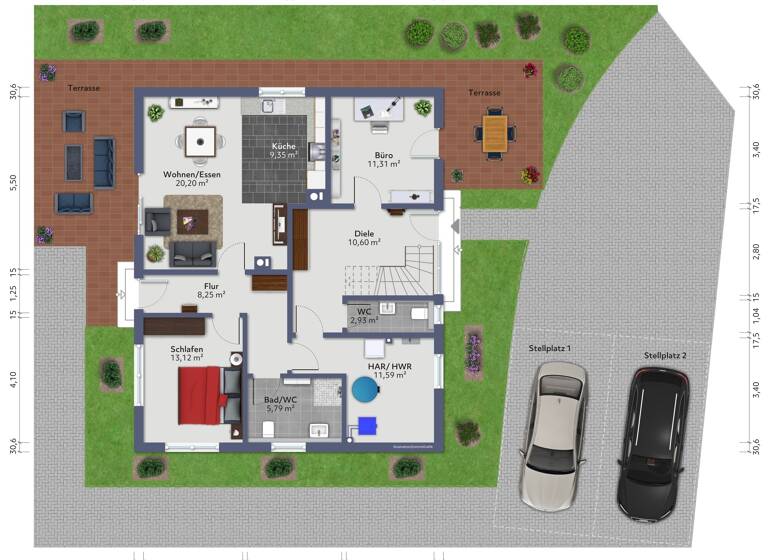 Mehrfamilienhaus zum Kauf provisionsfrei 444.000 € 5 Zimmer 171 m² 795 m² Grundstück Klockenhagen Ribnitz-Damgarten 18311