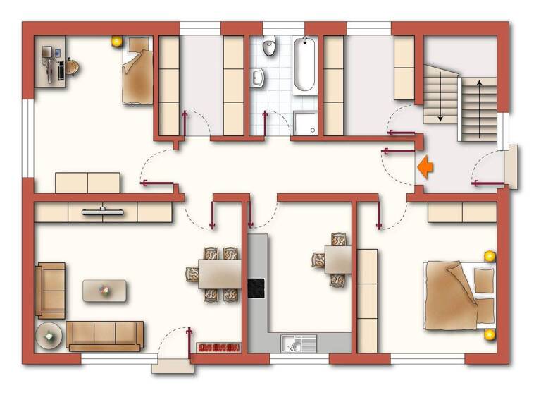 Mehrfamilienhaus zum Kauf 325.000 € 8 Zimmer 194 m² 855 m² Grundstück Wollrode Guxhagen / Wollrode 34302