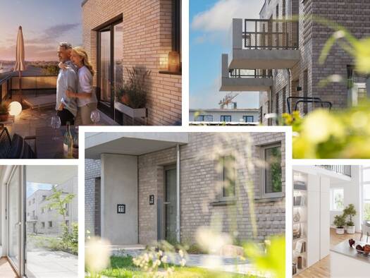 Terrassenwohnung zum Kauf - Neubau provisionsfrei als Kapitalanlage geeignet 299.000 € 1 Zimmer 52,4 m² Sieseby-Weg 3 Kappeln 24376