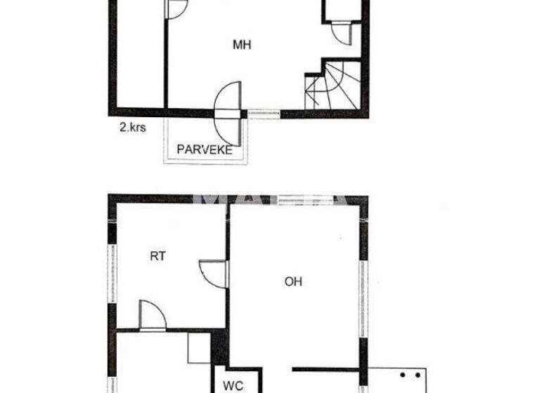 Einfamilienhaus zum Kauf 149.000 € 4 Zimmer 104 m² 4.010 m² Grundstück Oitintie 97 Valkeakoski 37720