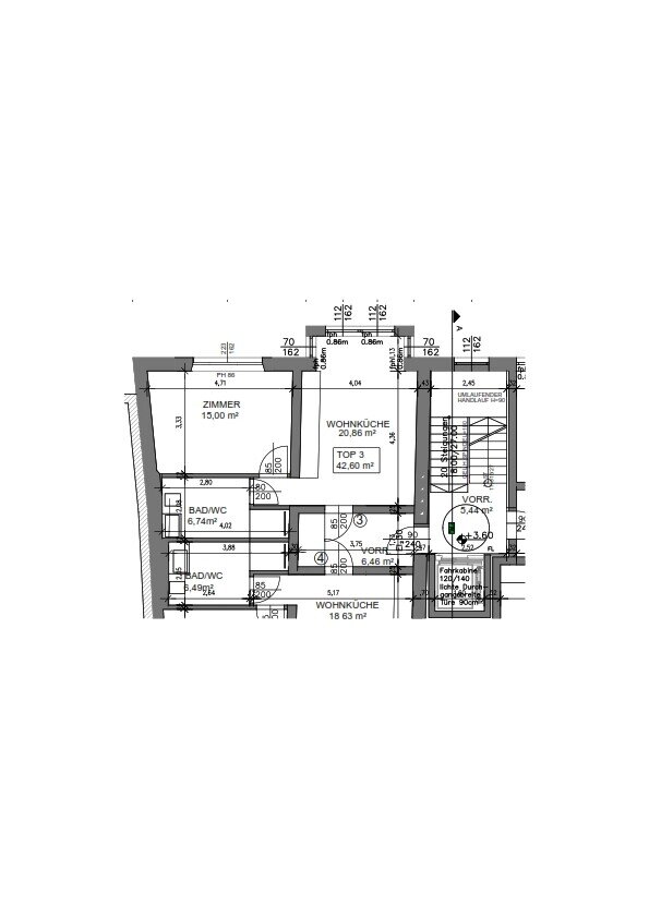 Wohnung zur Miete 818 € 1 Zimmer 42,6 m²<br/>Wohnfläche 1.<br/>Geschoss Rust 7071