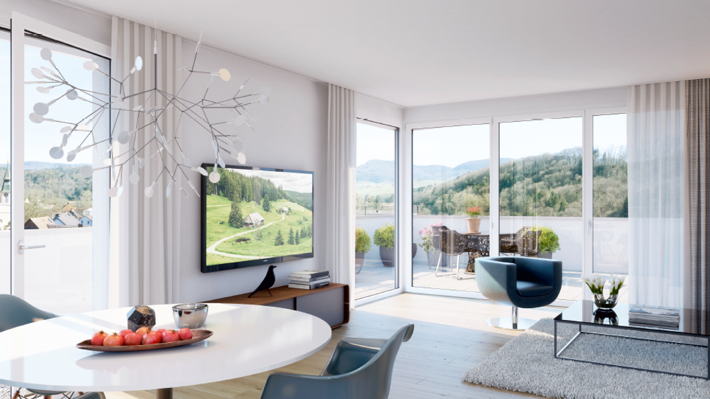 Wohnung zum Kauf - Erstbezug provisionsfrei 349.000 € 2 Zimmer 63,5 m² EG Stadtweg 5 Stühlingen 79780