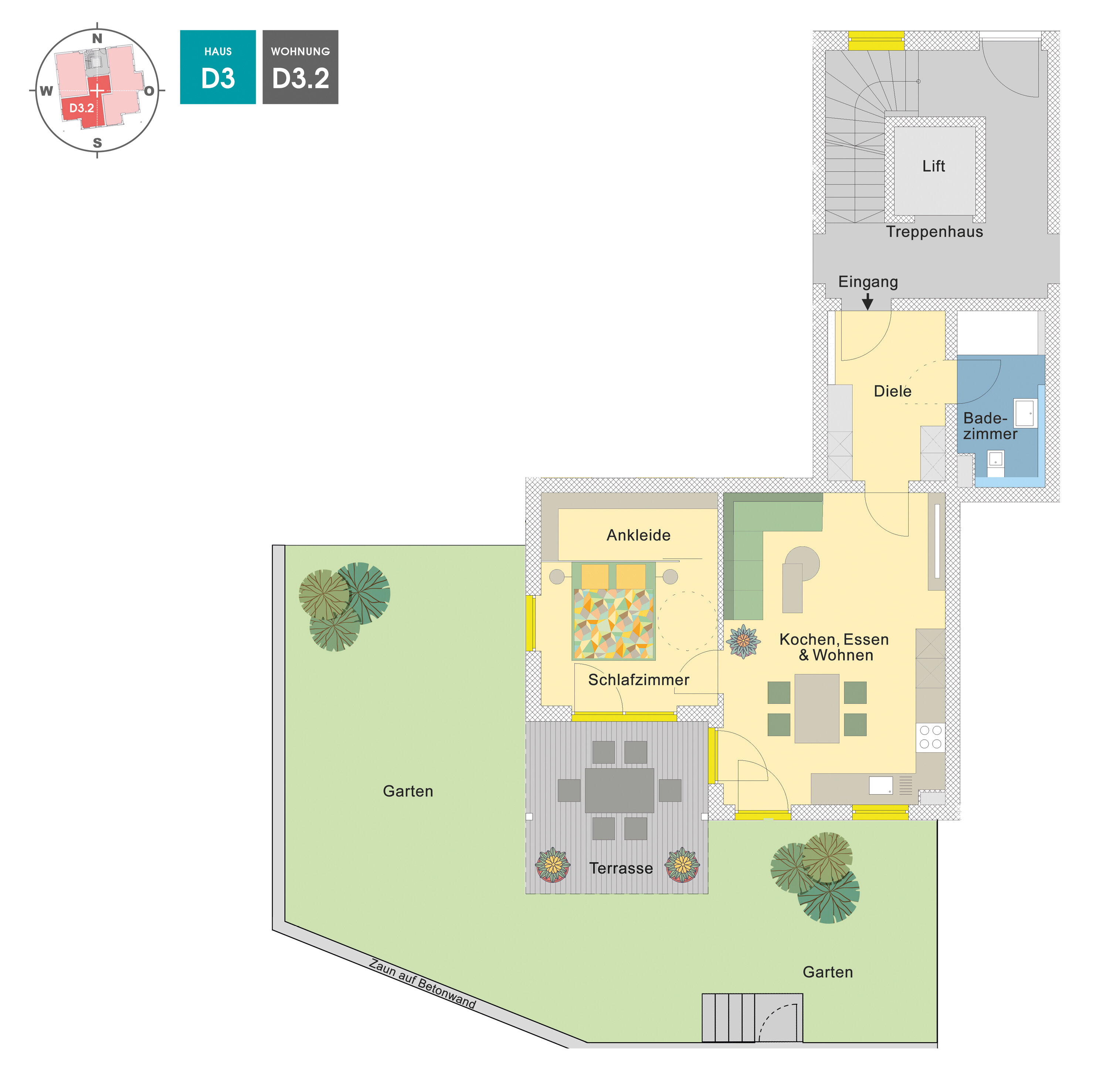 Terrassenwohnung zum Kauf provisionsfrei 538.500 € 2 Zimmer 63,3 m²<br/>Wohnfläche EG<br/>Geschoss Geschwister-Scholl-Straße Dachau Dachau 85221