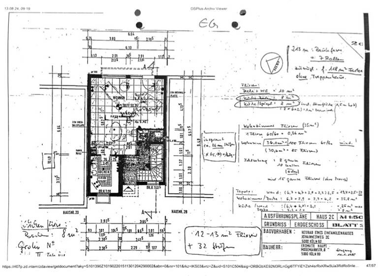 Reihenmittelhaus zum Kauf 435.000 € 5 Zimmer 135,6 m² 205 m² Grundstück Höhenhaus Köln 51061
