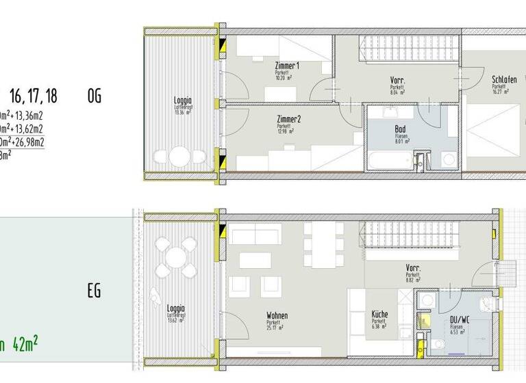 Maisonette zum Kauf - Erstbezug 470.640 € 4 Zimmer 102,4 m² EG Dr. Thomas-Senn-Straße Ried im Innkreis 4910