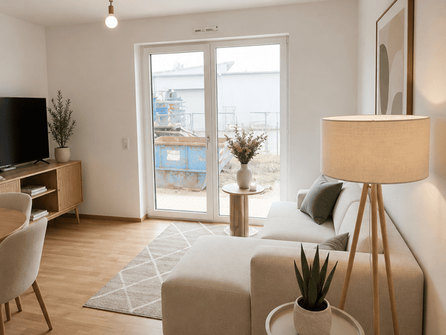 Wohnung zur Miete - Erstbezug 563 € 1 Zimmer 33,6 m² EG frei ab 12.08.2027 Mögeldorf Östliche Außenstadt 90482