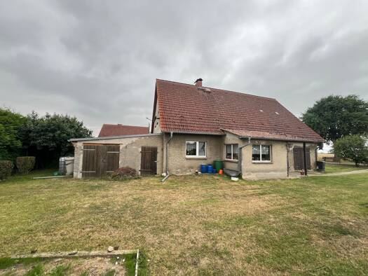 Haus zum Kauf provisionsfrei 75.000 € 2,5 Zimmer 49 m² 2.500 m² Grundstück Krien 17391