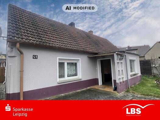 Einfamilienhaus zum Kauf 59.000 € 3 Zimmer 86 m² 594 m² Grundstück Roitzschjora Löbnitz 04509