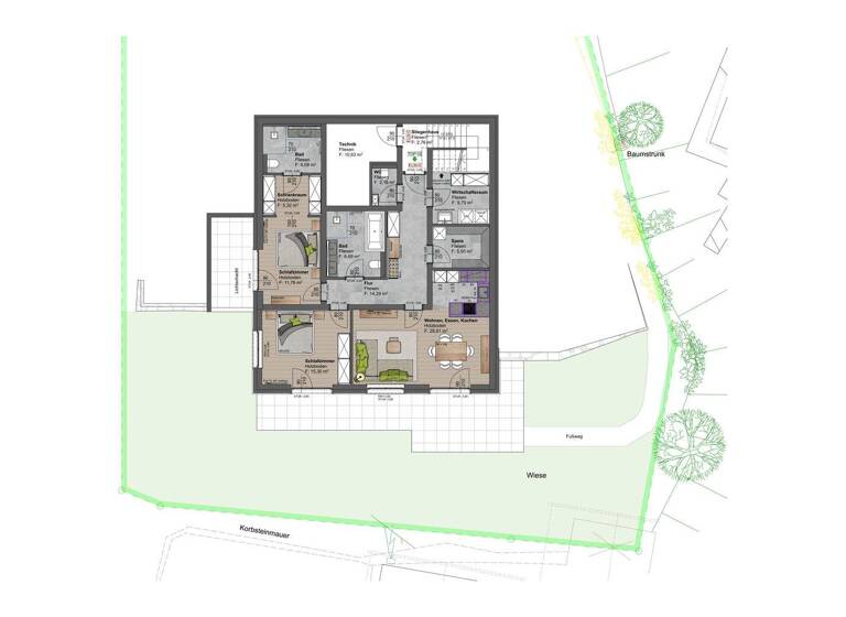 Wohnung zur Miete - Erstbezug 3.300 € 3 Zimmer 108 m² frei ab sofort Aurach bei Kitzbühel 6371