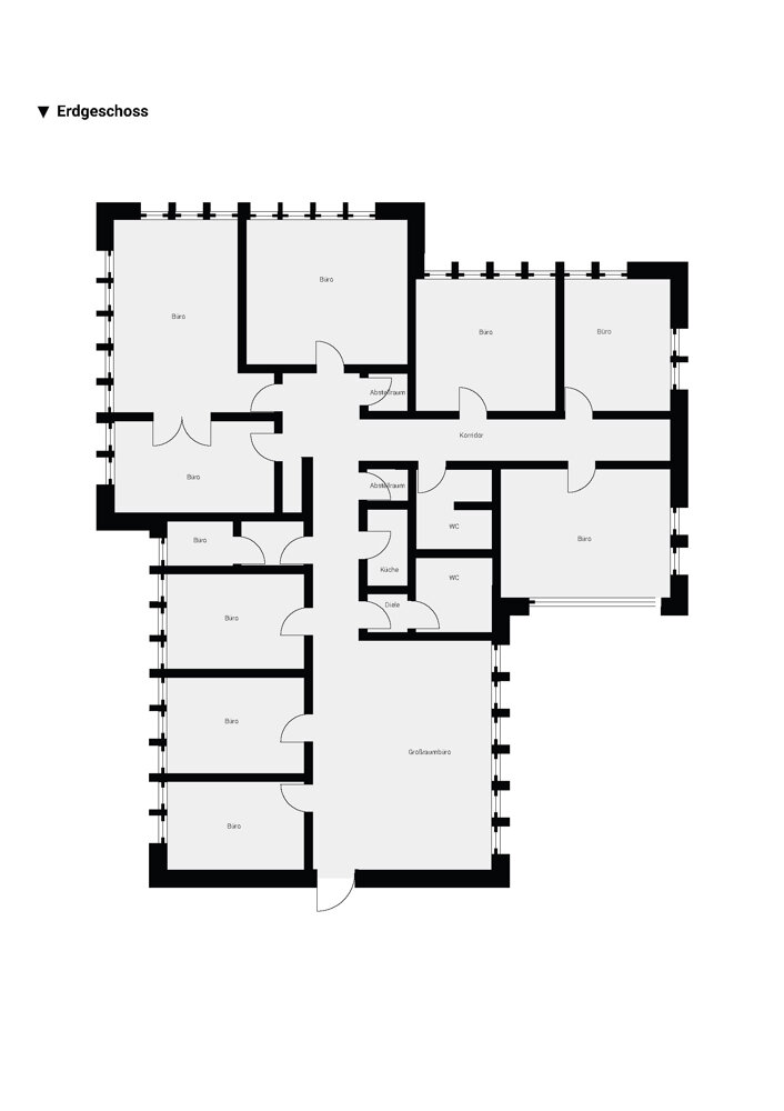 Bürofläche zur Miete provisionsfrei 3.827 € 10 Zimmer 450,2 m²<br/>Bürofläche Unterföhring 85774