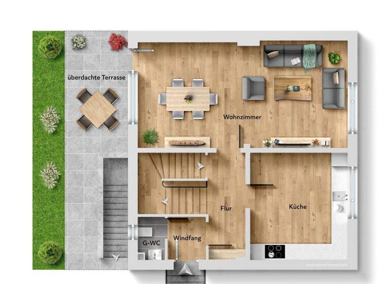 Einfamilienhaus zum Kauf 269.000 € 5 Zimmer 108,8 m² 941 m² Grundstück Königsborn Unna 59425