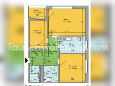 Wohnung zur Miete Tauschwohnung 566 € 3 Zimmer 81 m² 2. Geschoss Lichterfelde Berlin 12207