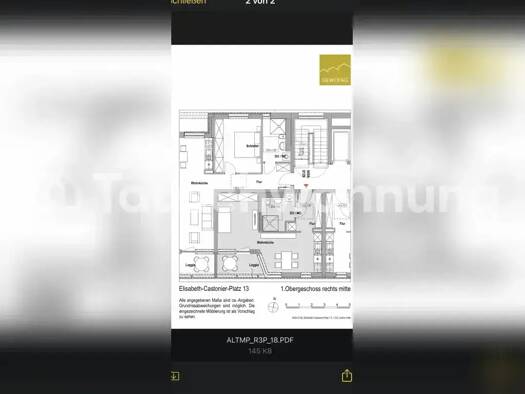 Wohnung zur Miete Tauschwohnung 525 € 1 Zimmer 44 m² 1. Geschoss Berg am Laim München 81829