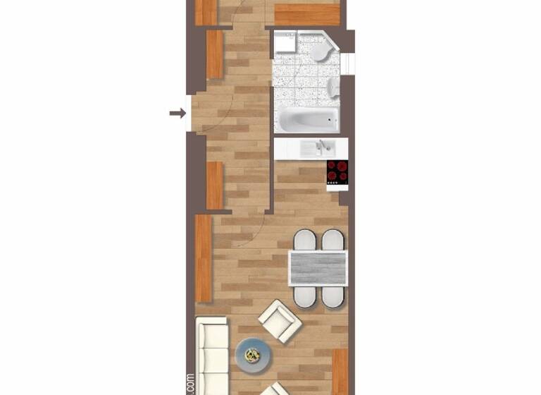 Wohnung zum Kauf 210.000 € 2 Zimmer 62 m²<br/>Wohnfläche 1.<br/>Geschoss Littstraße 7a Zentrum-Ost Leipzig 04103