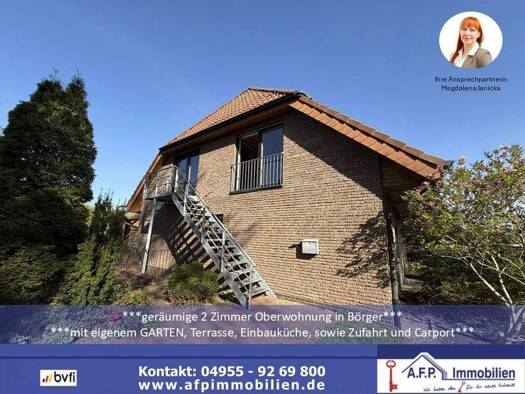 Wohnung zur Miete 550 € 2 Zimmer 65 m² frei ab sofort Börger 26904