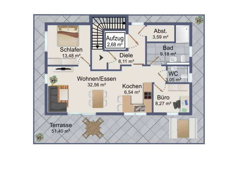 Wohnung zum Kauf - Erstbezug provisionsfrei 599.000 € 3 Zimmer 101,5 m² Rheidt Niederkassel 53859