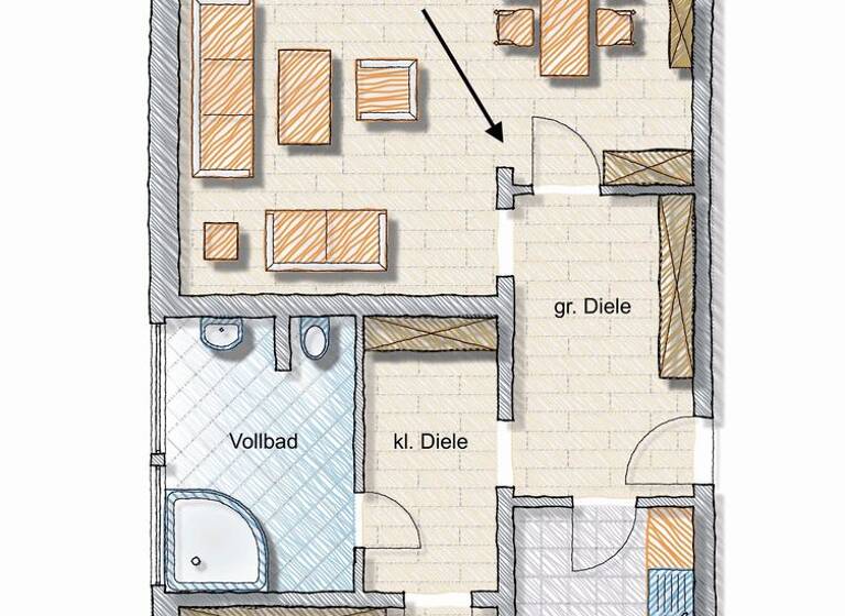 Wohnung zum Kauf 539.000 € 3 Zimmer 92 m² 1. Geschoss Blankenese Hamburg 22587