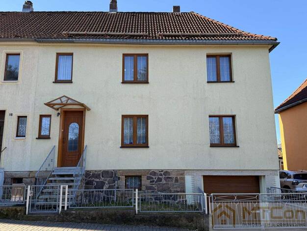 Doppelhaushälfte zum Kauf 127.500 € 6 Zimmer 120 m² 489 m² Grundstück Gehren Ilmenau 98694