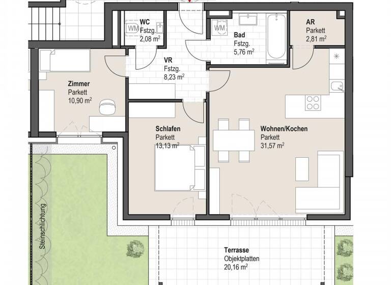 Wohnung zum Kauf provisionsfrei 582.192 € 3 Zimmer 74,5 m² Piesendorf 5721
