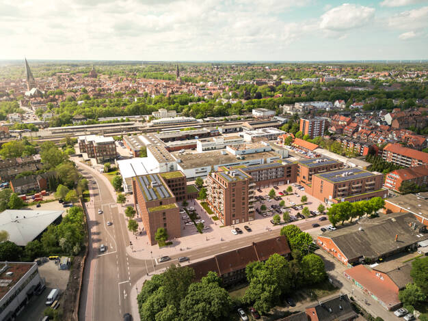 Wohnung zum Kauf - Neubau provisionsfrei 390.000 € 2 Zimmer 62,8 m² 6. Geschoss Schützenplatz Lüneburg 21337