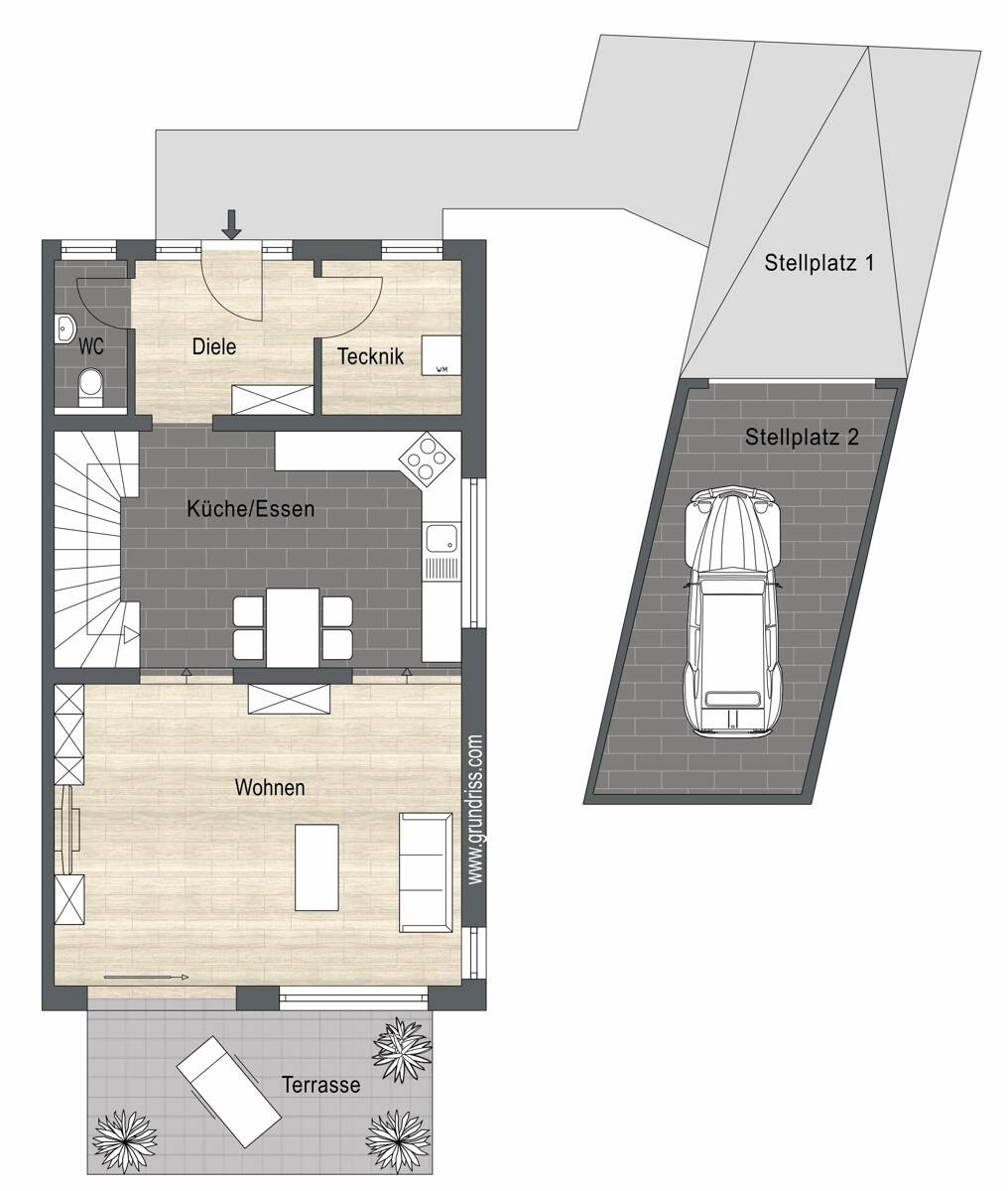 Doppelhaushälfte zur Miete 1.950 € 4 Zimmer 151 m²<br/>Wohnfläche 1 m²<br/>Grundstück Neudenau Neudenau 74861