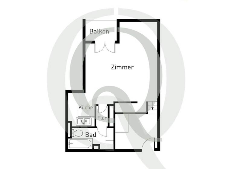 Studio zum Kauf 219.000 € 1 Zimmer 42 m² 3. Geschoss Charlottenburg Berlin 14059