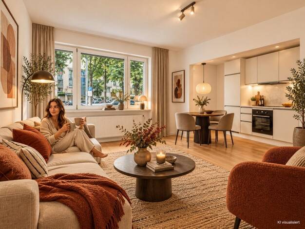 Wohnung zum Kauf provisionsfrei 448.000 € 2 Zimmer 55 m² EG Falkenstraße 44 Au-Haidhausen München 81669